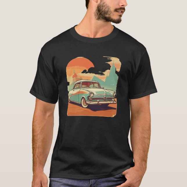 Camiseta oldtimer vintage shirt graphics (Anverso)