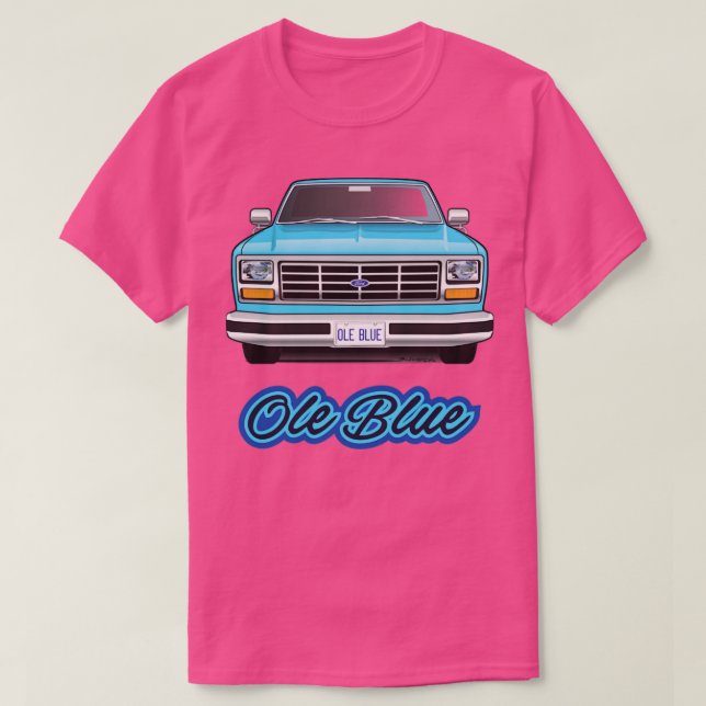 Camiseta Ole Blue (Diseño del anverso)