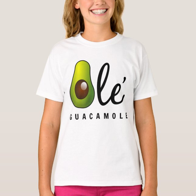 Camiseta Ole Guacamole Aguacate Humor (Anverso)