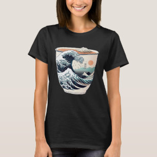 Camiseta Oleada de Kanagawa pasa por las mareas de los japo