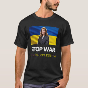 Camiseta Olena Zelenska Zelenskyy Zelensky Bandera Ucrania 