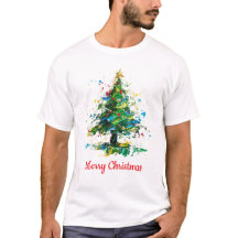 Óleo de Navidad Árbol de Navidad Personalizado