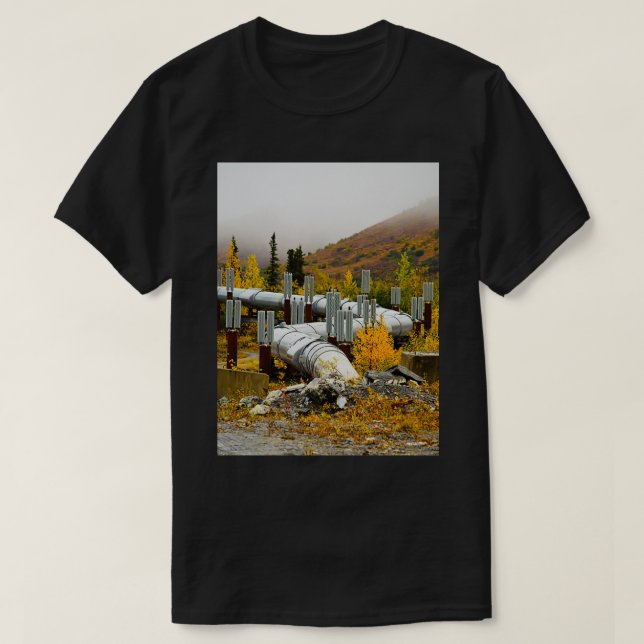 Camiseta Oleoducto de Alaska (Diseño del anverso)