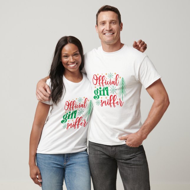 Camiseta Olfateador Oficial de Regalos de Navidad (Unisexo)
