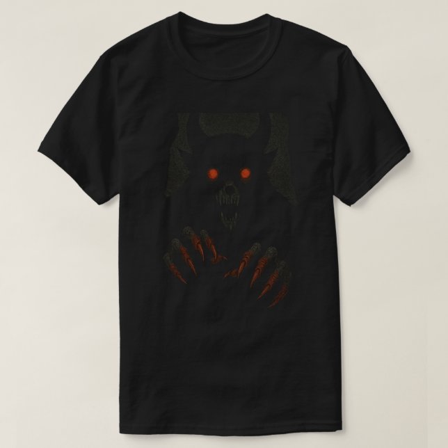 Camiseta Olhar das Sombras (Diseño del anverso)