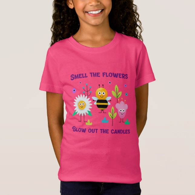 Camiseta Olía las flores y soplaba las velas (Anverso)