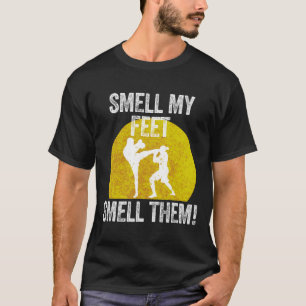 Camiseta Olía mis pies olía al artista marcial Taekwondo