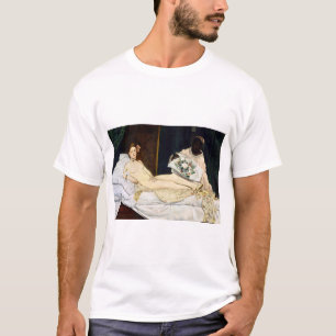 Camiseta Olimpia, Edouard Manet, 1863