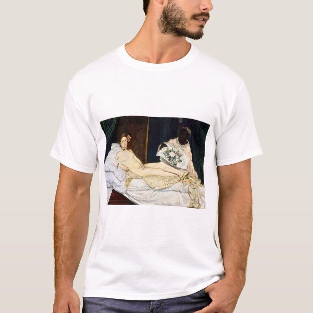 Camiseta Olimpia, Edouard Manet, 1863 (Anverso)