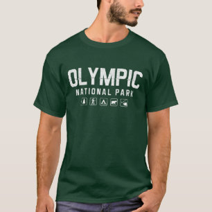 Camiseta olímpica del parque nacional (oscura)