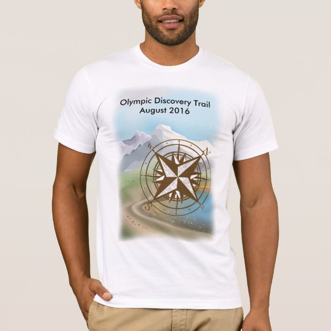 Camiseta olímpica del paseo del rastro del (Anverso)