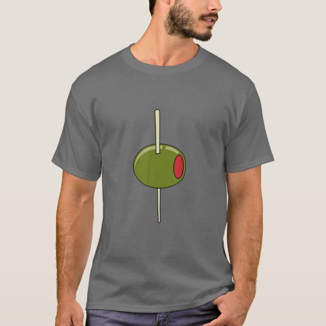 Camiseta Oliva En Un Toothpick (Anverso)