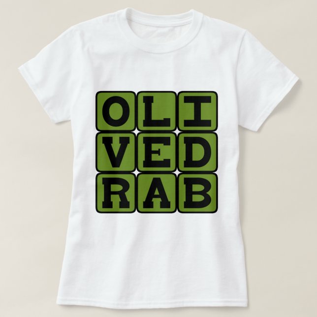 Camiseta Oliva Grisáceo, Color (Diseño del anverso)
