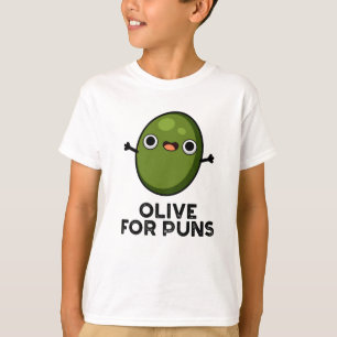 Camiseta Oliva Para Puntuar Divertido Pun De Fruta De Oliva