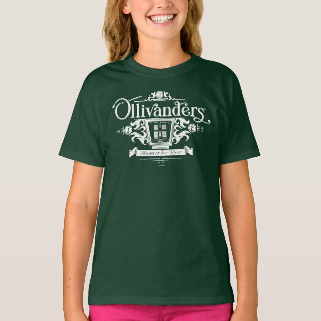 Camiseta OLIVANDERS™ Fabricantes de Varitas Finas (Anverso)