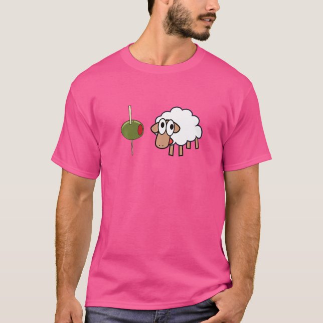 Camiseta Olive Ewe Punny Te Amo (Anverso)