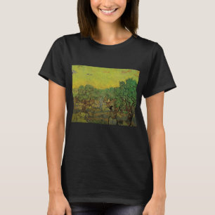 Camiseta Olive Grove con figuras recolectoras, Vincent van 
