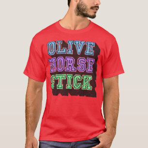 Camiseta Olive Horse Stick