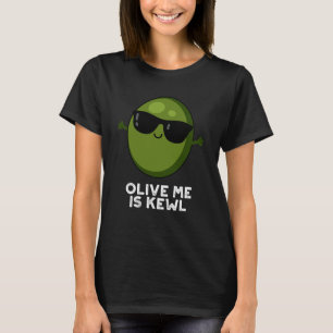 Camiseta Olive Me Is Kewl Guay Olive Pun Dark BG