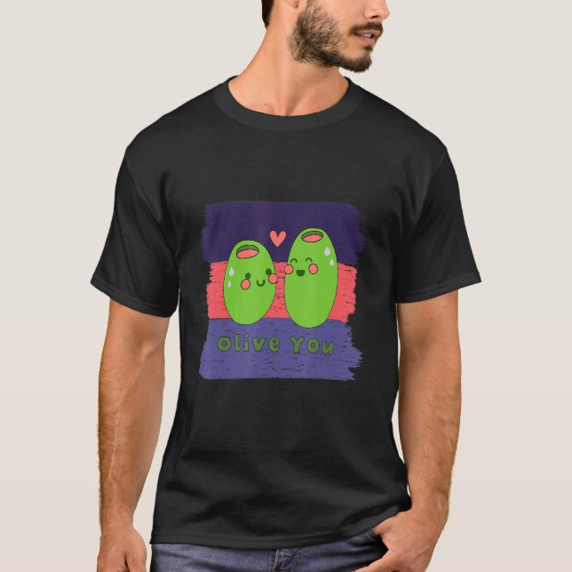 Camiseta Olive Pareja love (Anverso)