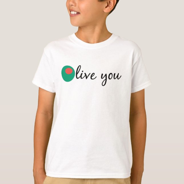 Camiseta Olive You (Anverso)