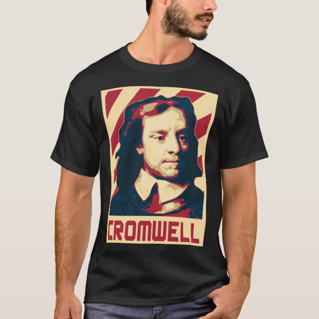 Camiseta Oliver Cromwell English General and Stateman (Anverso)