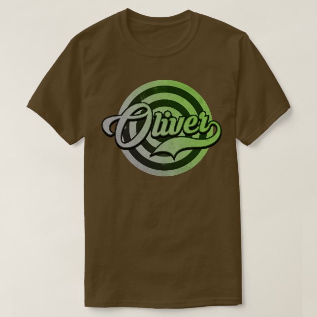 Camiseta Oliver Olive Name (Diseño del anverso)