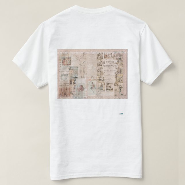 Camiseta Oliver Pink – Parte trasera  (Reverso del diseño)