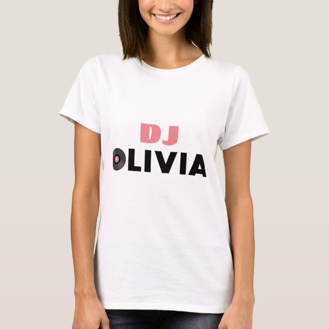 Camiseta Olivia DJ (Anverso)