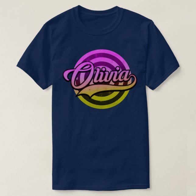 Camiseta Olivia es mi nombre (Diseño del anverso)