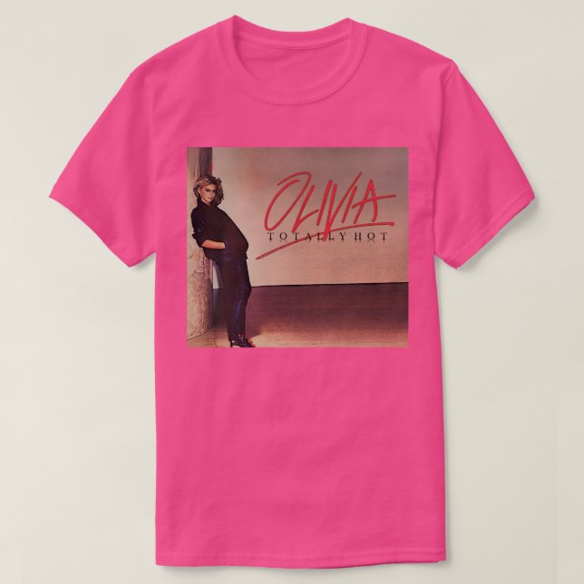 Camiseta Olivia NewtonJohn Álbum totalmente caliente (Diseño del anverso)