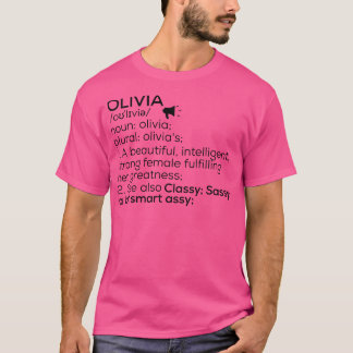 Camiseta Olivia Nombre Definición Olivia Nombre femenino