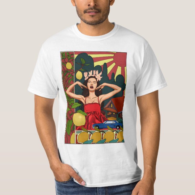 Camiseta Olivia Rodrigo art nouveau (Anverso)