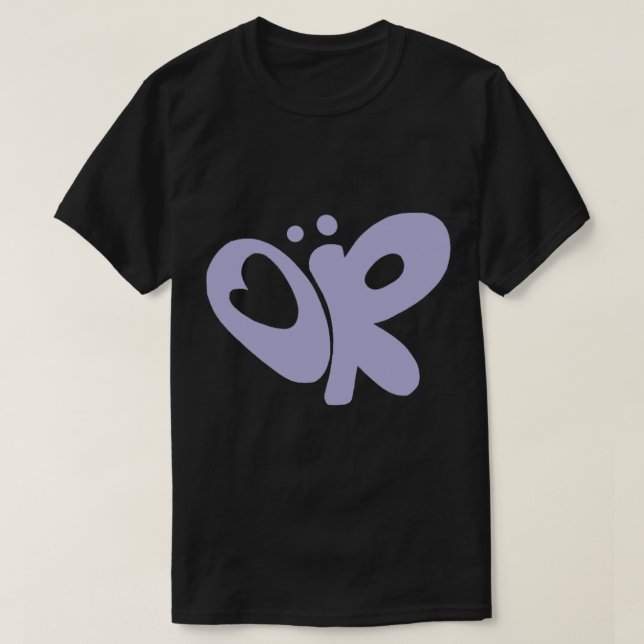Camiseta olivia rodrigo Pegatina del logo de la mariposa pú (Diseño del anverso)
