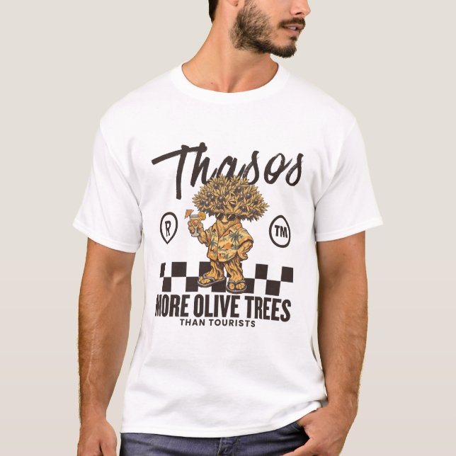 Camiseta Olivos de Tasos (Grecia) (Anverso)