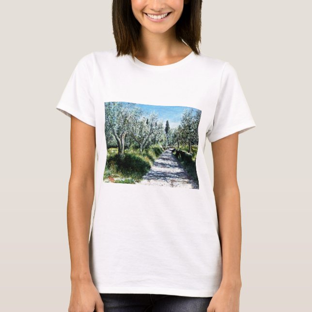 CAMISETA OLIVOS DE TOSCANA (Anverso)