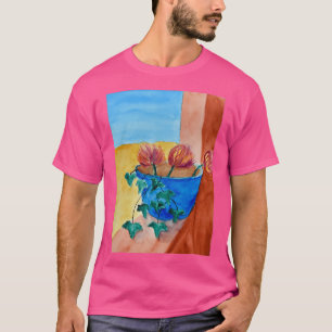 Camiseta Olla de flores en Balcony
