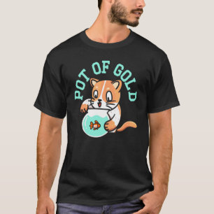 Camiseta Olla De Oro Bajo El Agua Pez Dorado Acuarista Pez