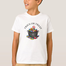 Camiseta Olla llena de dulces para Halloween