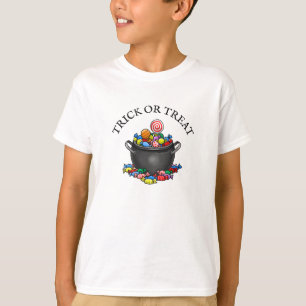 Camiseta Olla llena de dulces para Halloween