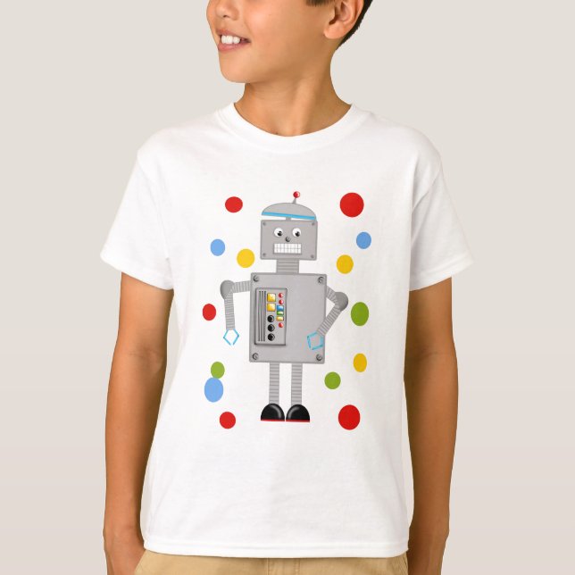 Camiseta Ollie el robot (Anverso)