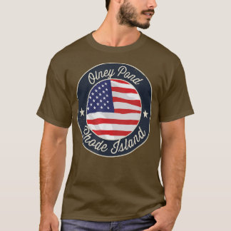 Camiseta Olney Pond - Patriotic Rhode Island Souvenir T-Shi