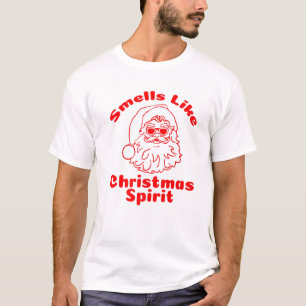 Camiseta Olor como Navidades Espíritu Papá Noel Regalo