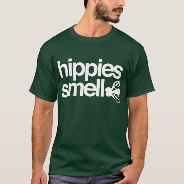Camiseta Olor de los hippies (Anverso)