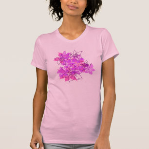 Camiseta Olowalu Hibiscus Hawaiian Camo Tees