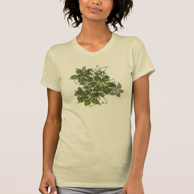 Camiseta Olowalu Hibiscus Hawaiian Camo Tees (Anverso)