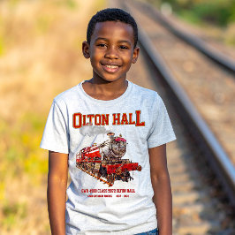 Camiseta Olton Hall Vintage Steam Train English Locomotive