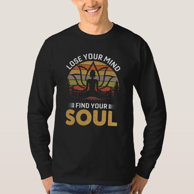 Camiseta Olvida tu mente y encuentra tu alma (Anverso)