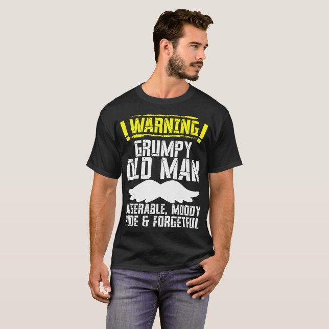Camiseta olvidadiza grosera cambiante desgraciada (Anverso completo)