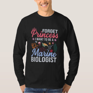 Camiseta Olvidar Princesa Quiero Ser Una Bióloga Marina Oc
